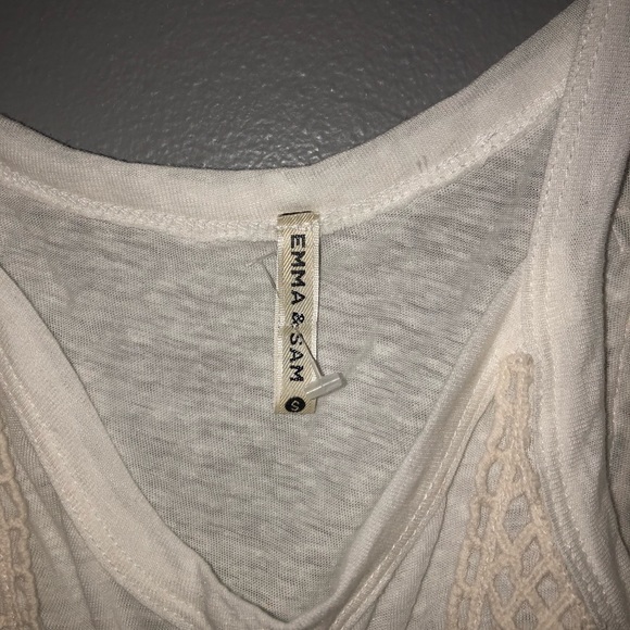 LF Cream Lace tank top - Picture 4 of 5